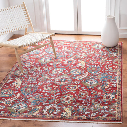 Safavieh Kashan Ksn398P Rust/Ivory Area Rug