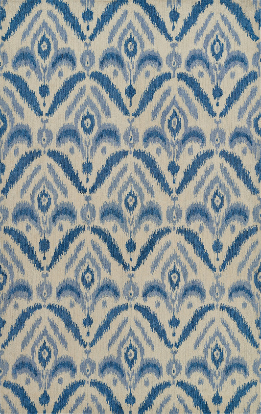 Momeni Leiden Lei-3 Blue Area Rug