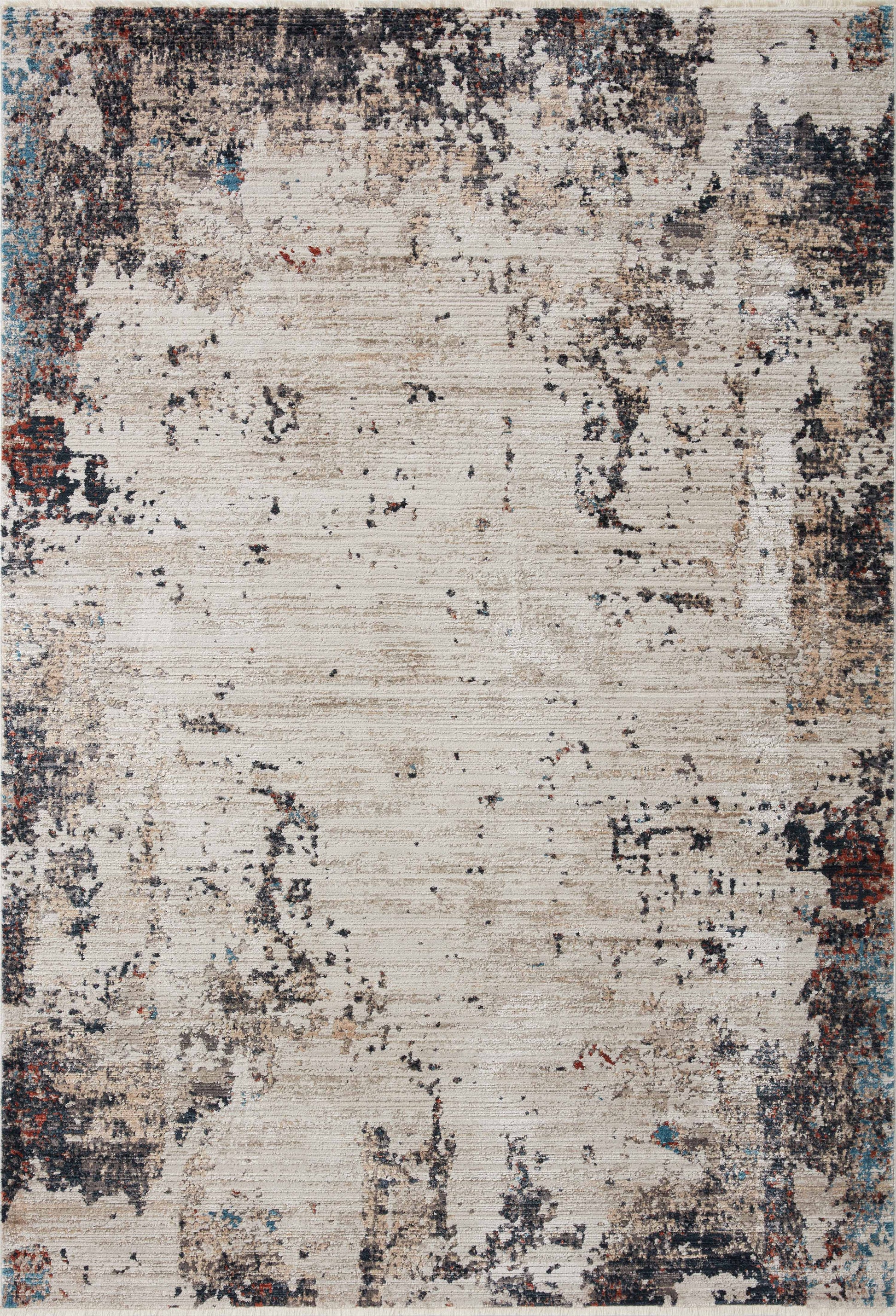 Loloi Leigh Lei-05 Ivory/Charcoal Area Rug