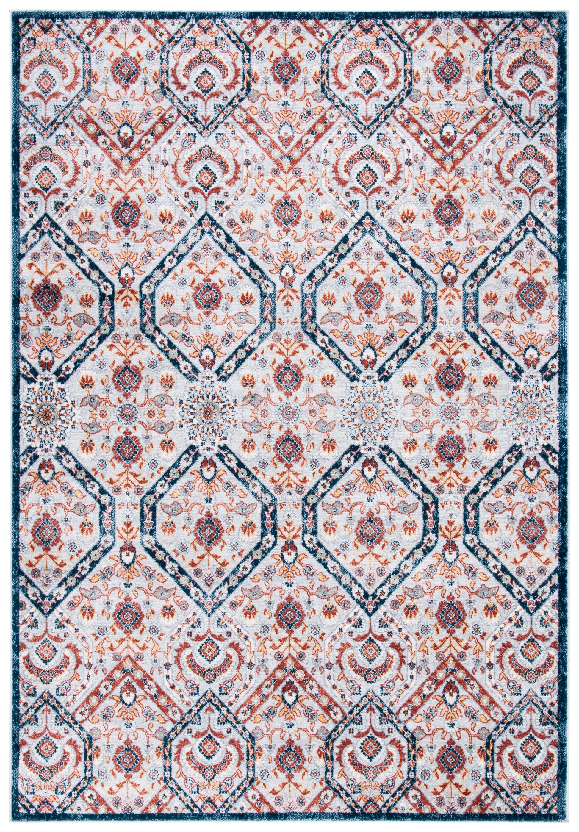 Safavieh Lagoon Lgn238U Brown/Navy Area Rug