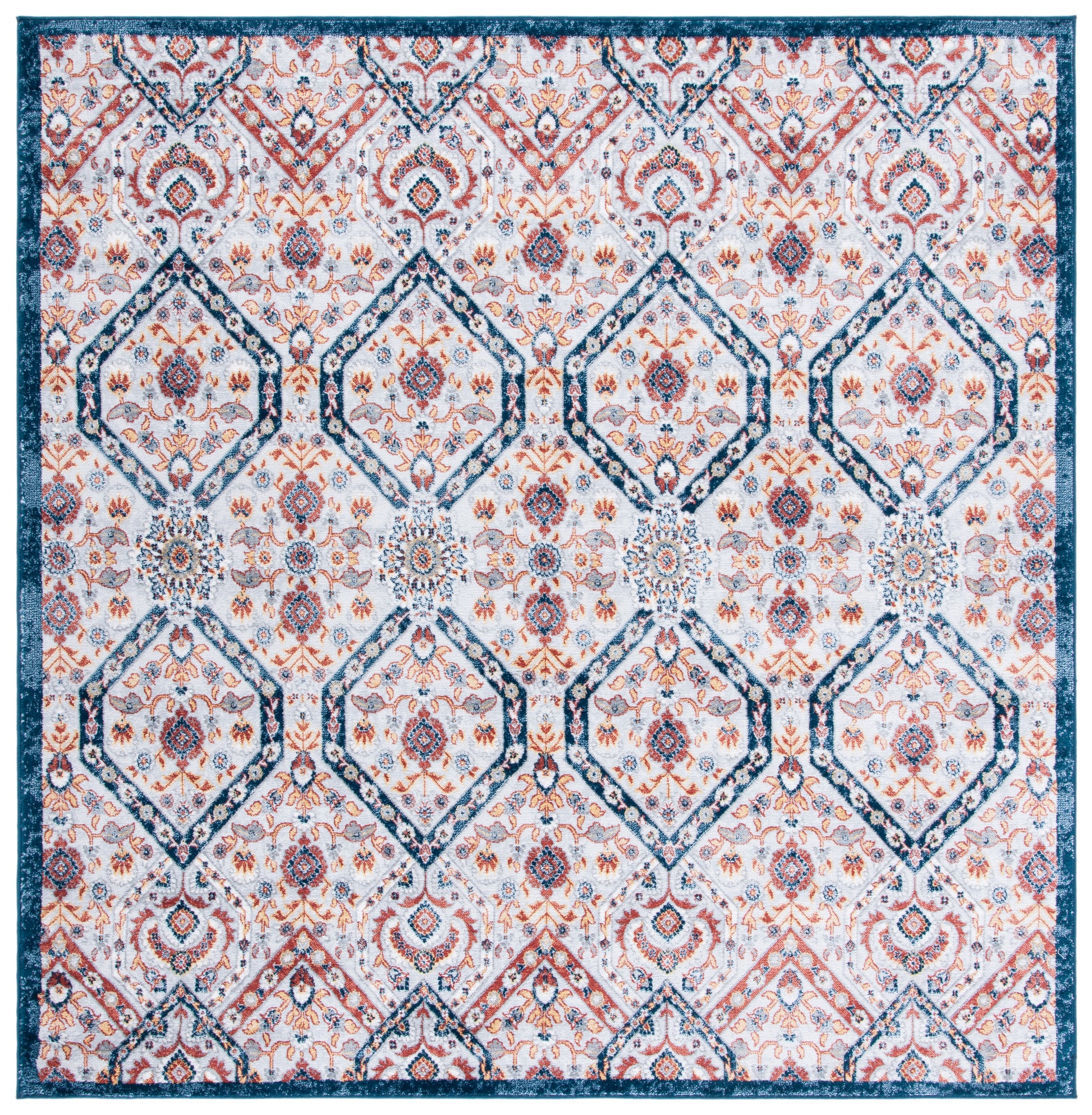 Safavieh Lagoon Lgn238U Brown/Navy Area Rug