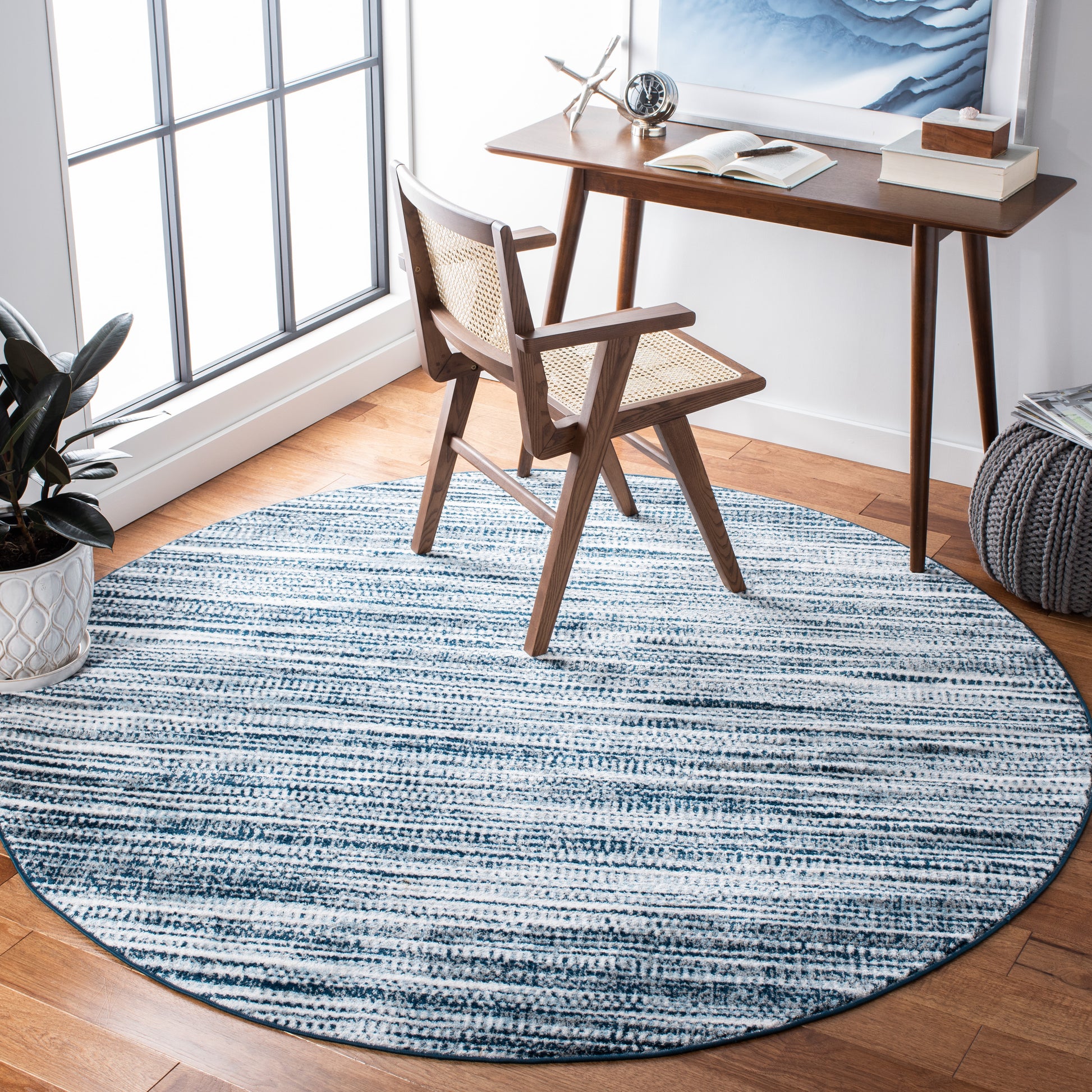 Safavieh Lagoon Lgn243N Navy/Ivory Area Rug