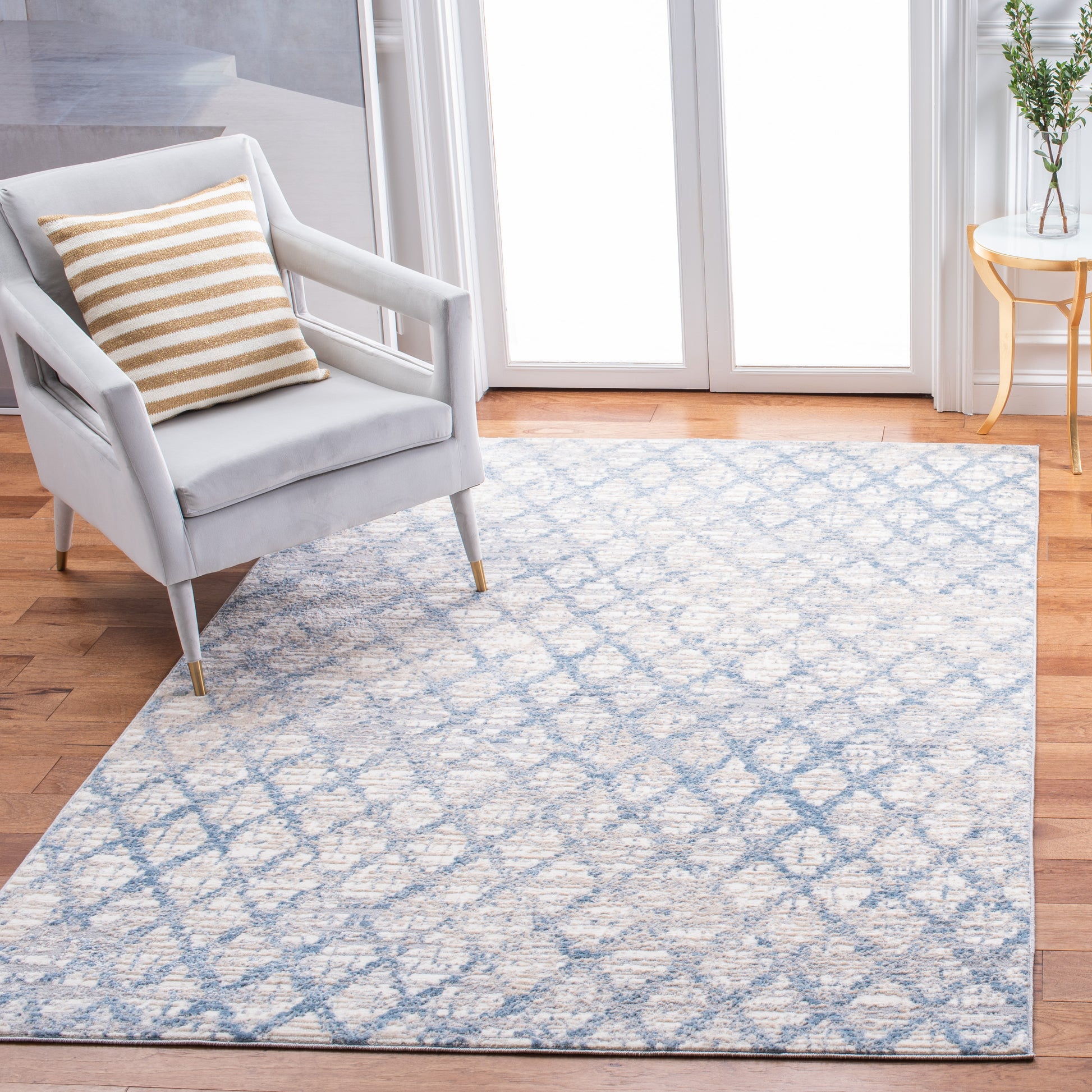 Safavieh Lagoon Lgn512M Blue/Ivory Area Rug