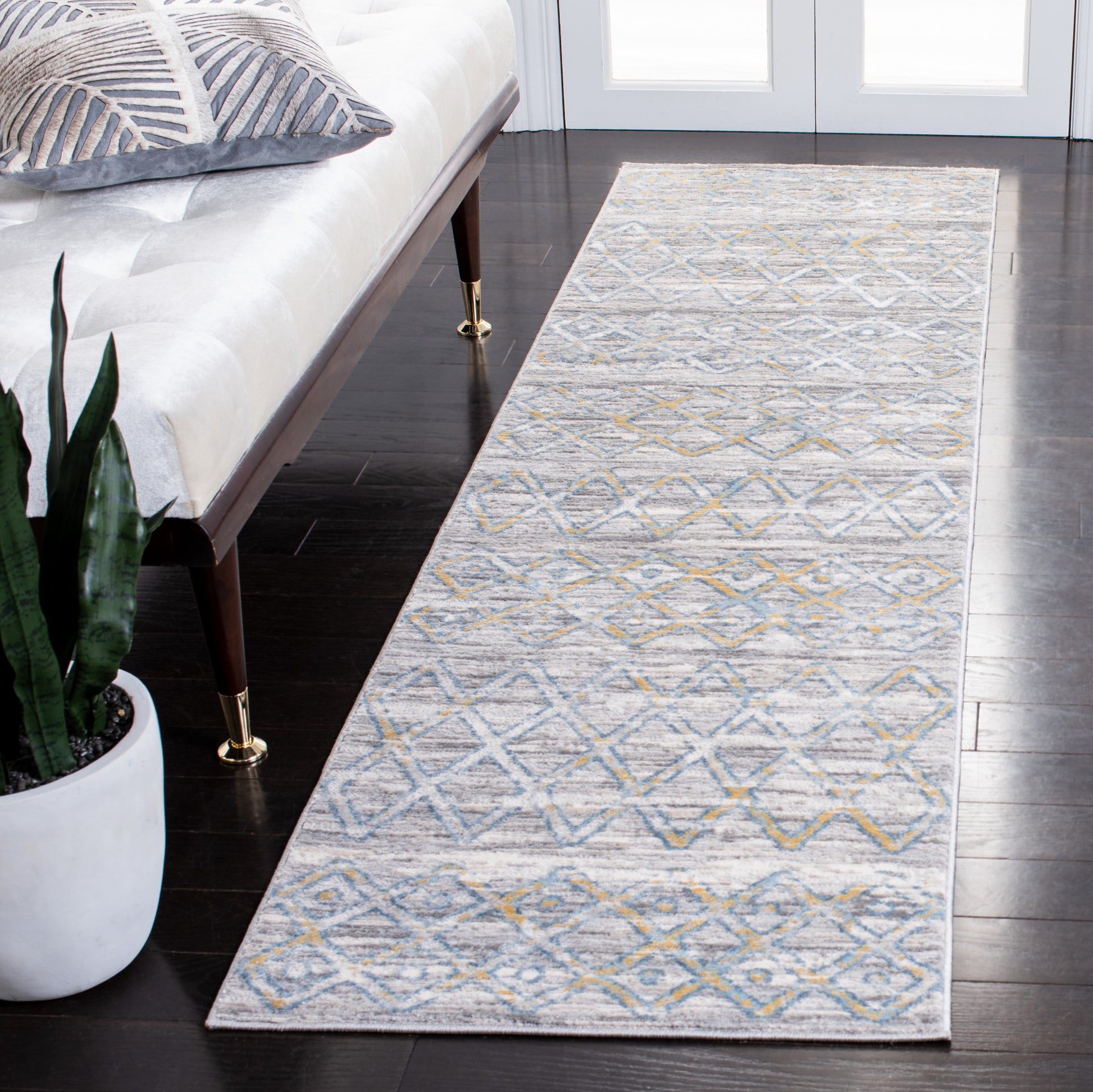 Safavieh Lagoon Lgn517F Grey/Blue Area Rug