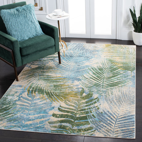 Safavieh Lillian Lln308M Blue/Green Rugs.