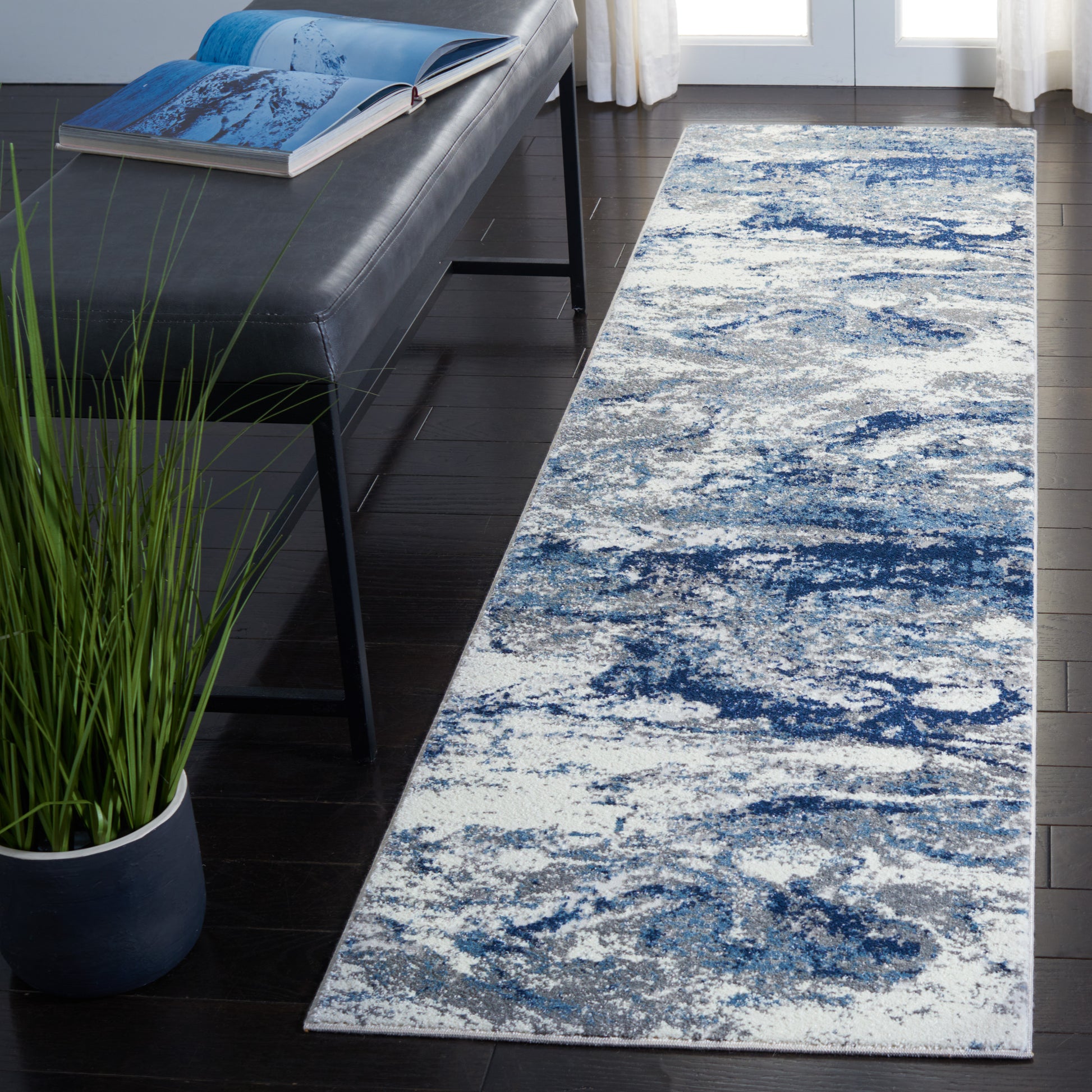 Safavieh Lilypond Llp883F Grey/Blue Area Rug