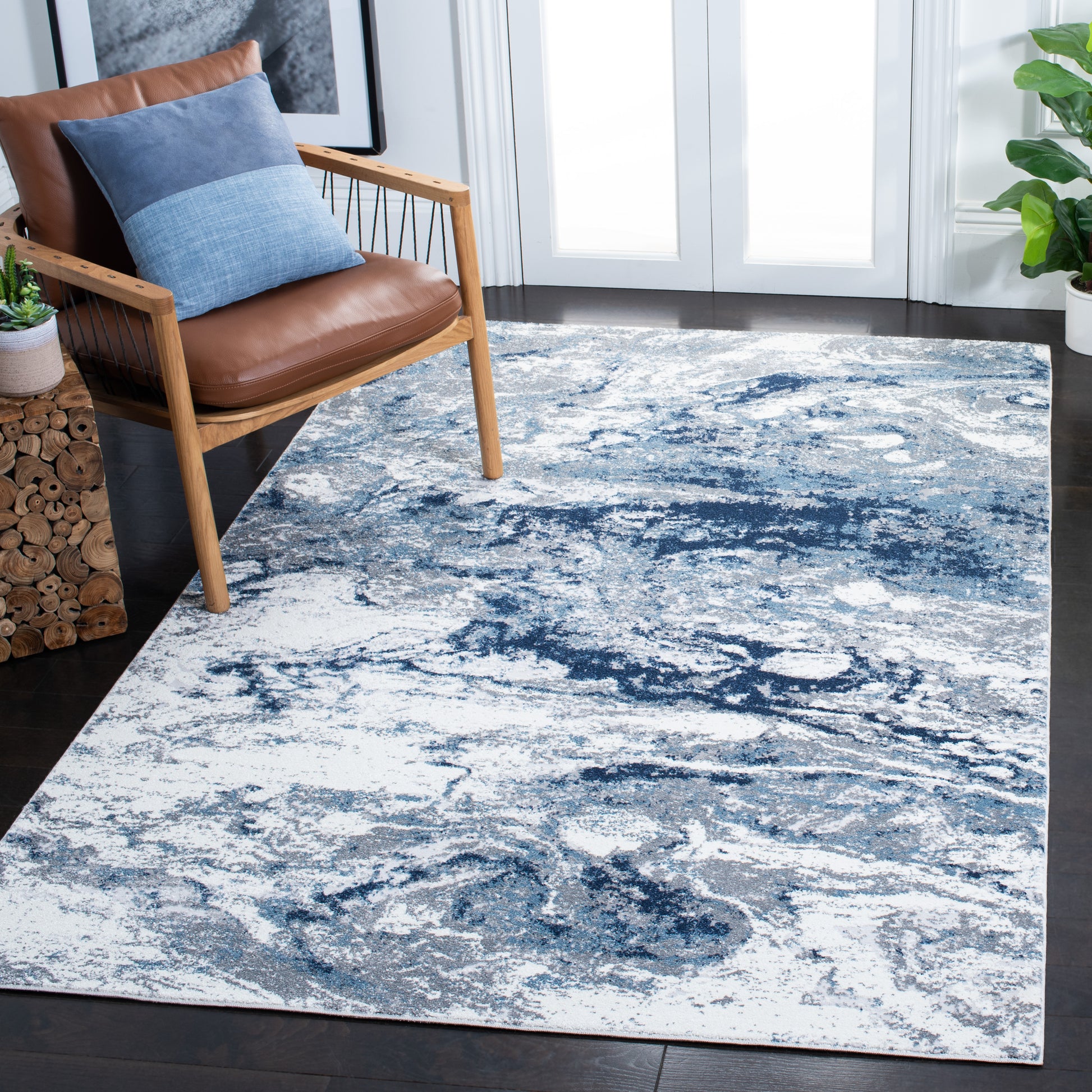 Safavieh Lilypond Llp883F Grey/Blue Area Rug