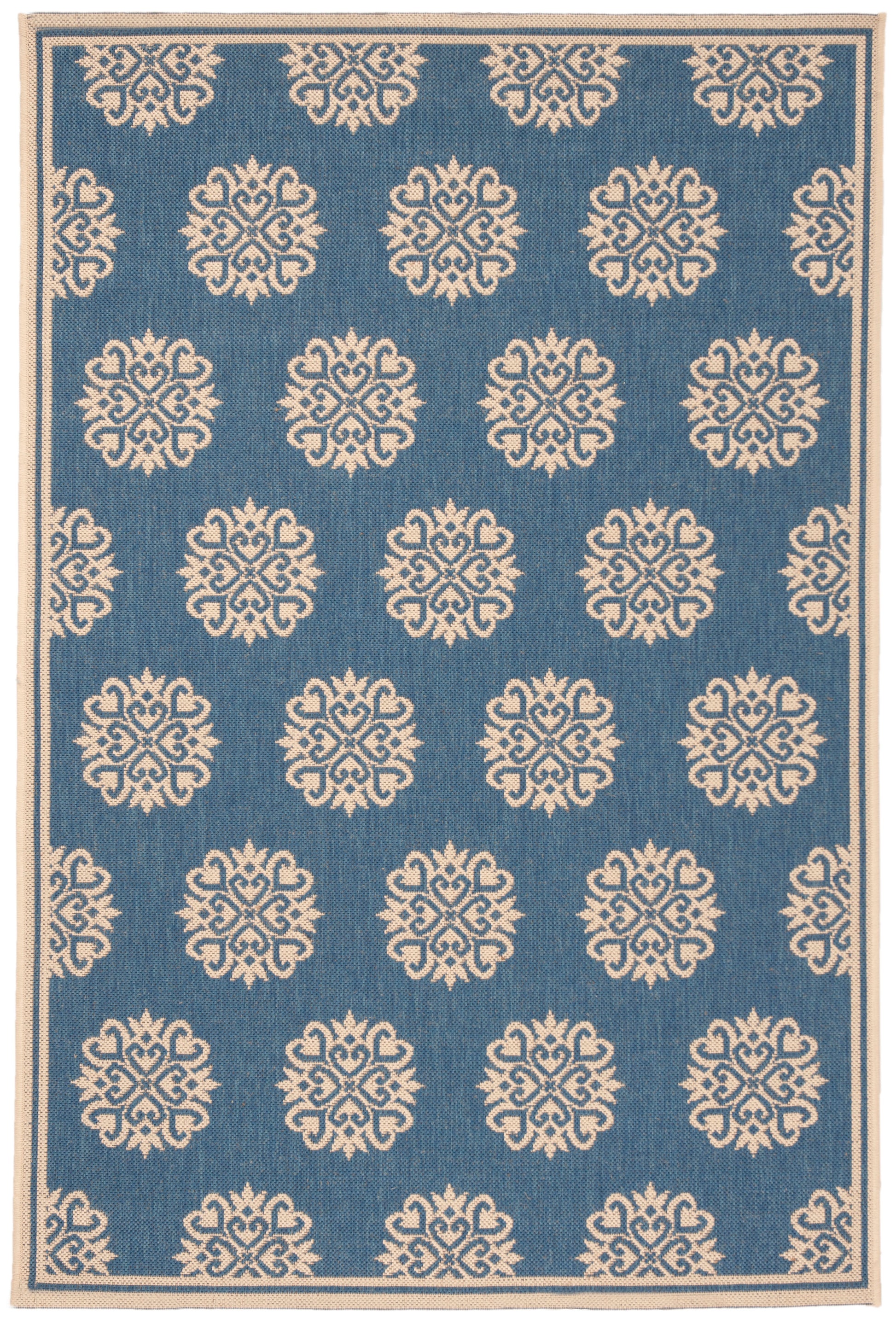 Safavieh Linden Lnd181N Cream/Blue Area Rug