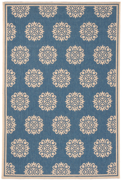 Safavieh Linden Lnd181N Cream/Blue Area Rug