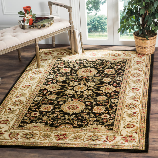 Safavieh Lyndhurst Lnh212A Black/Ivory Rug.