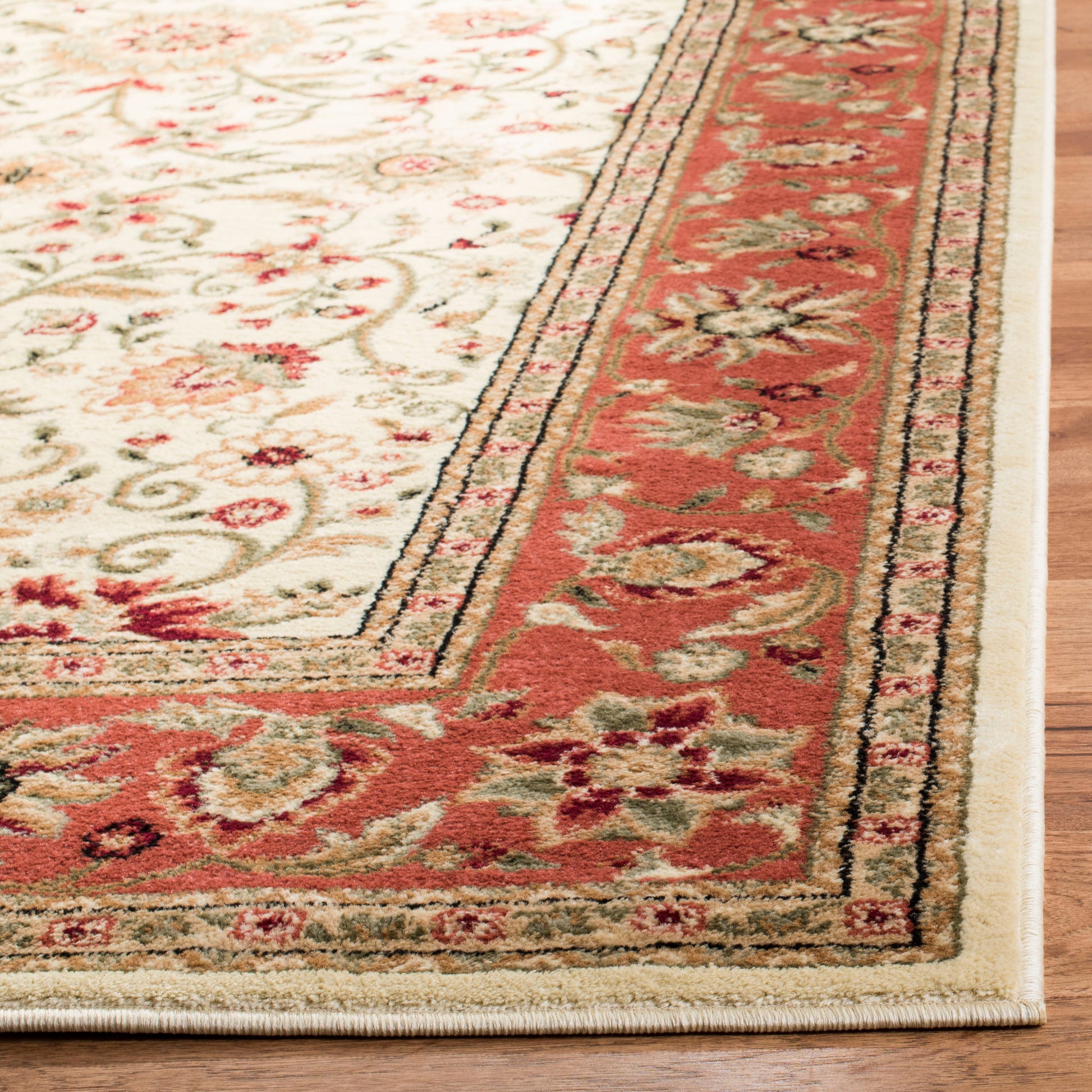 Safavieh Lyndhurst Lnh212R Ivory/Rust Area Rug