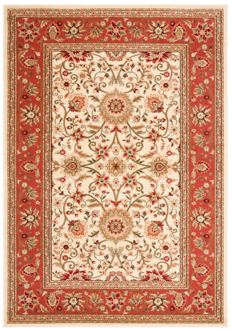 Safavieh Lyndhurst Lnh212R Ivory/Rust Rug.