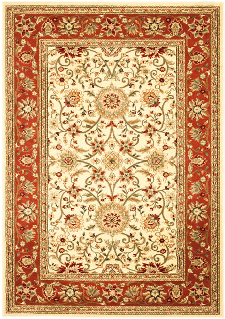 Safavieh Lyndhurst Lnh212R Ivory/Rust Rug.