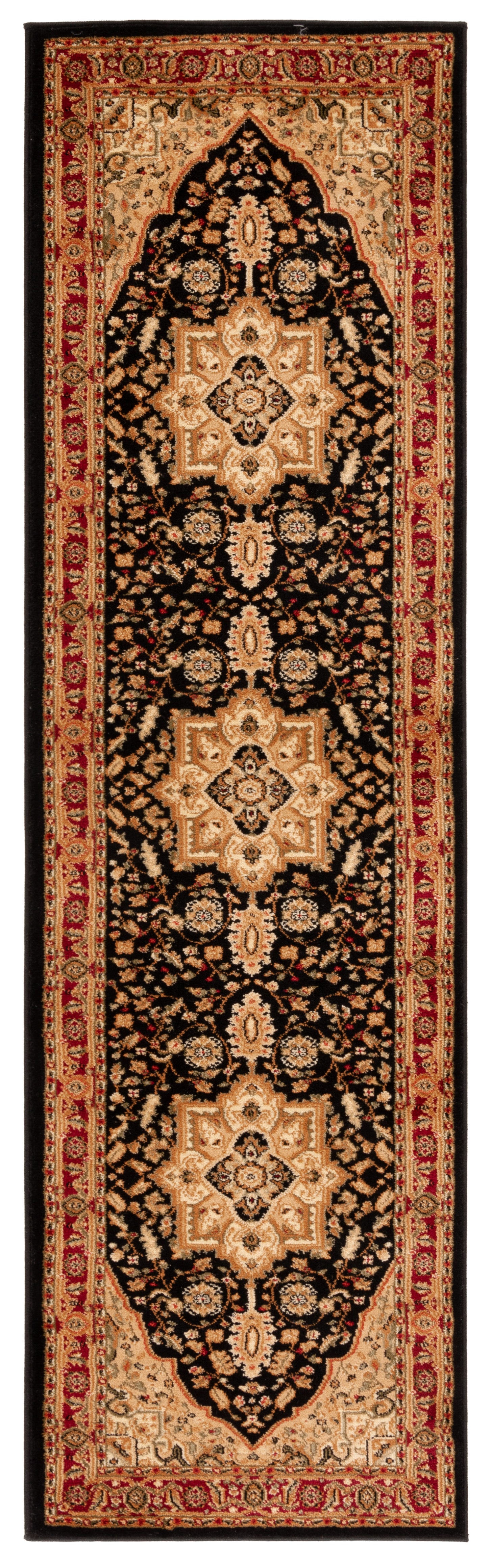 Safavieh Lyndhurst Lnh330Y Black/Red Area Rug