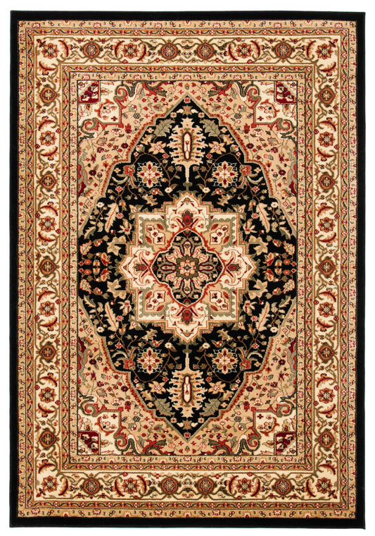 Safavieh Lyndhurst Lnh330Z Black/Beige Area Rug