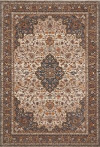 Loloi Lourdes Lou-01 Natural/Ocean Area Rug