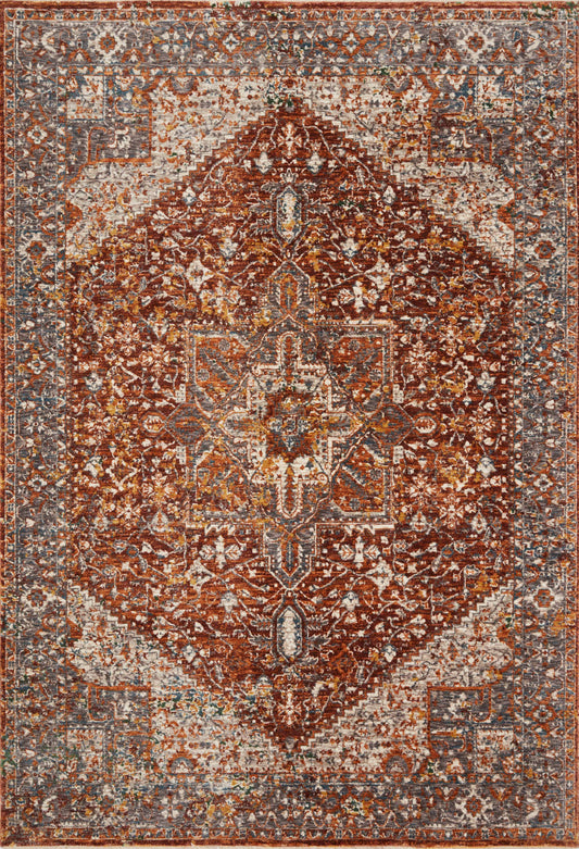 Loloi Lourdes Lou-02 Rust/Multi Area Rug