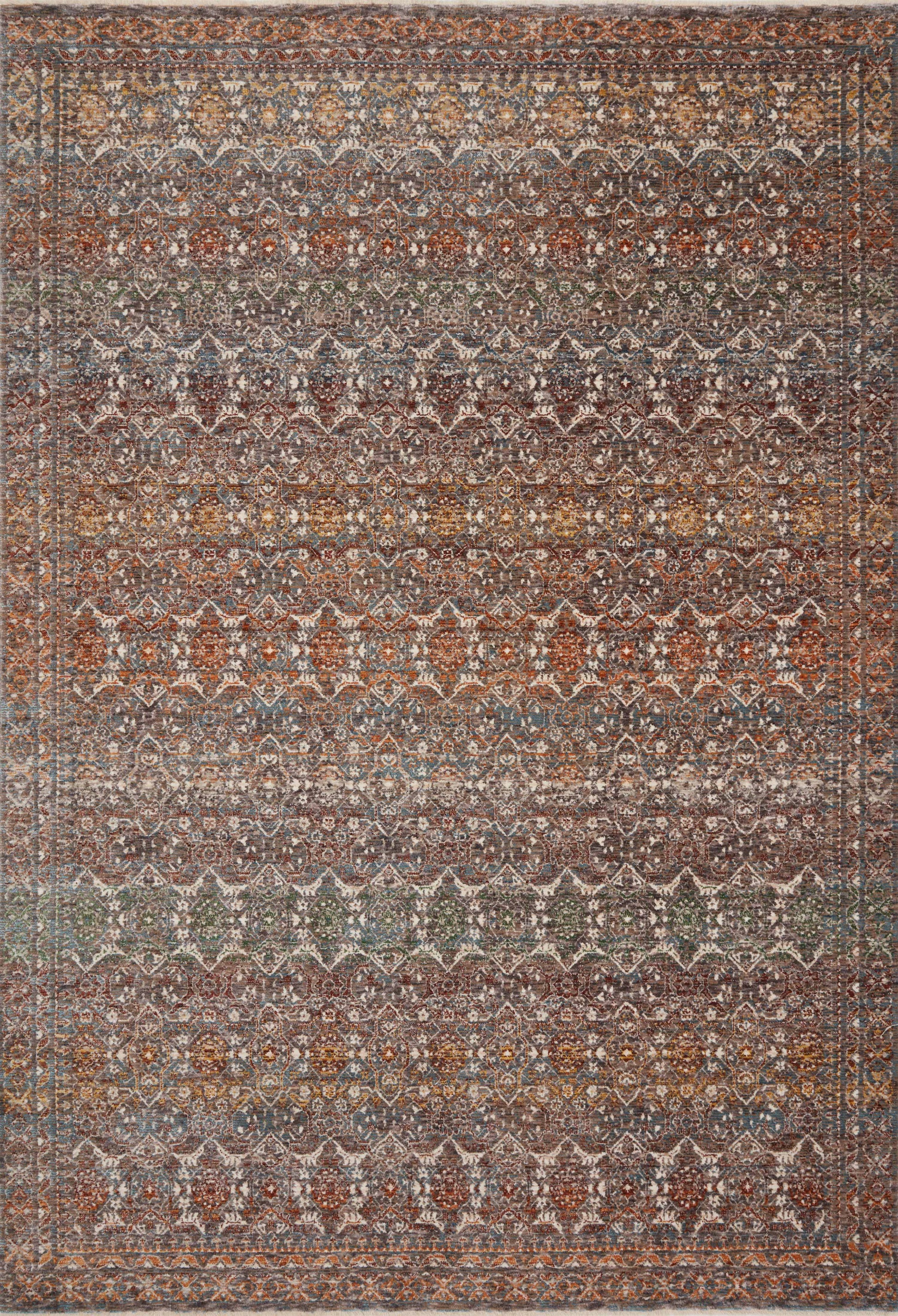 Loloi Lourdes Lou-03 Stone/Multi Area Rug