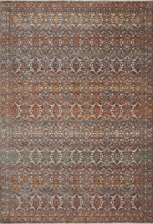 Loloi Lourdes Lou-03 Stone/Multi Area Rug