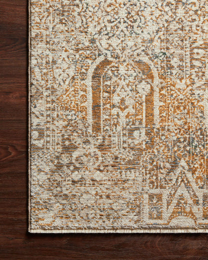 Loloi Lourdes Lou-05 Ivory/Orange Area Rug