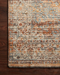 Loloi Lourdes Lou-07 Tangerine/Ocean Area Rug