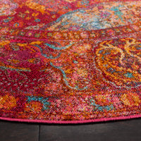 Safavieh Luxor Lux318R Fuchsia/Gold Area Rug