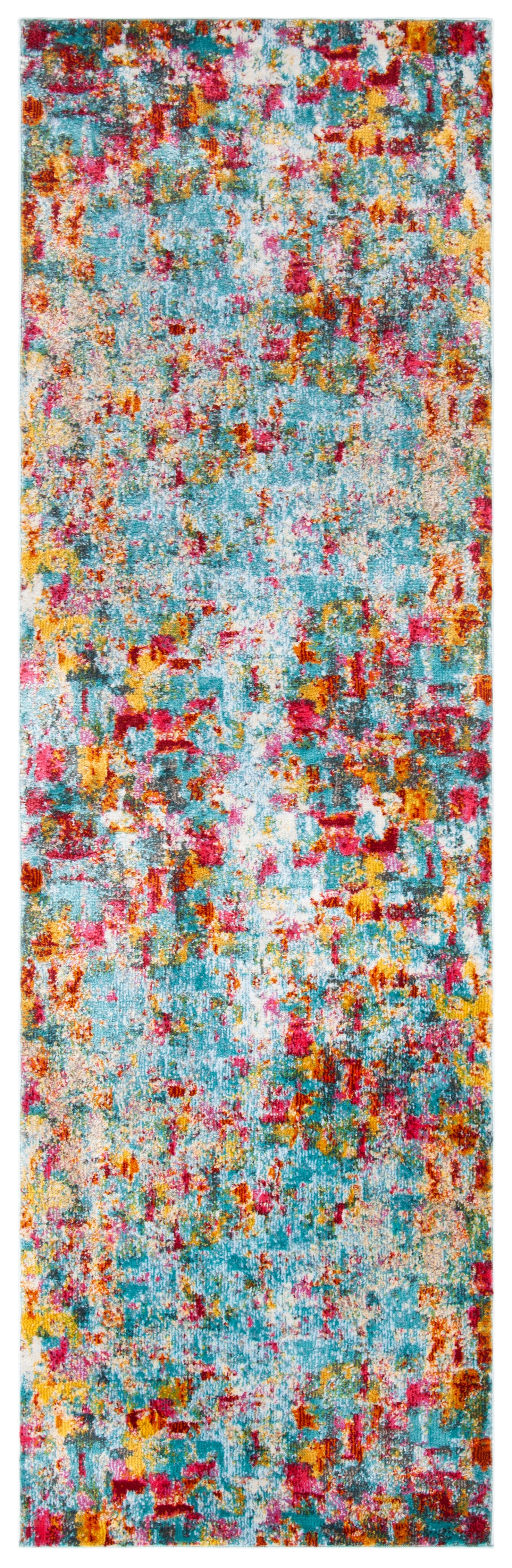 Safavieh Luxor Lux332J Aqua/Fuchsia Area Rug