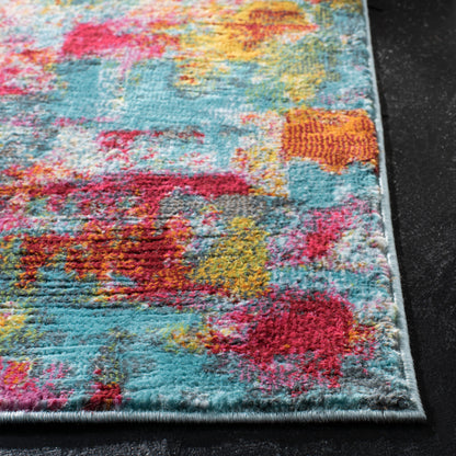 Safavieh Luxor Lux332J Aqua/Fuchsia Area Rug