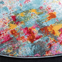 Safavieh Luxor Lux332J Aqua/Fuchsia Area Rug