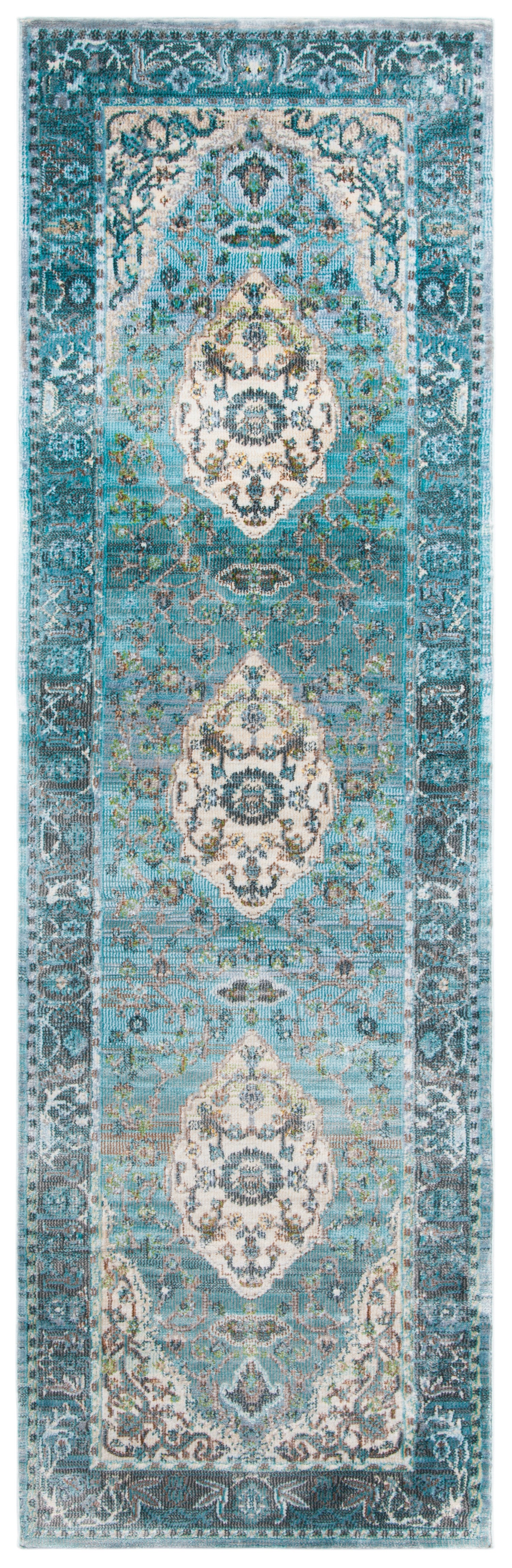 Safavieh Luxor Lux342K Turquoise/Beige Area Rug