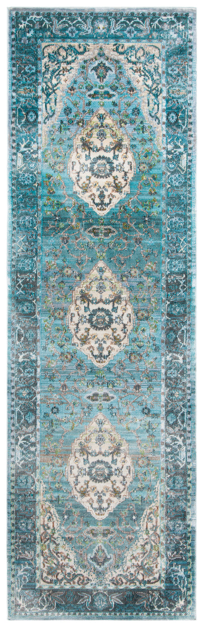 Safavieh Luxor Lux342K Turquoise/Beige Area Rug