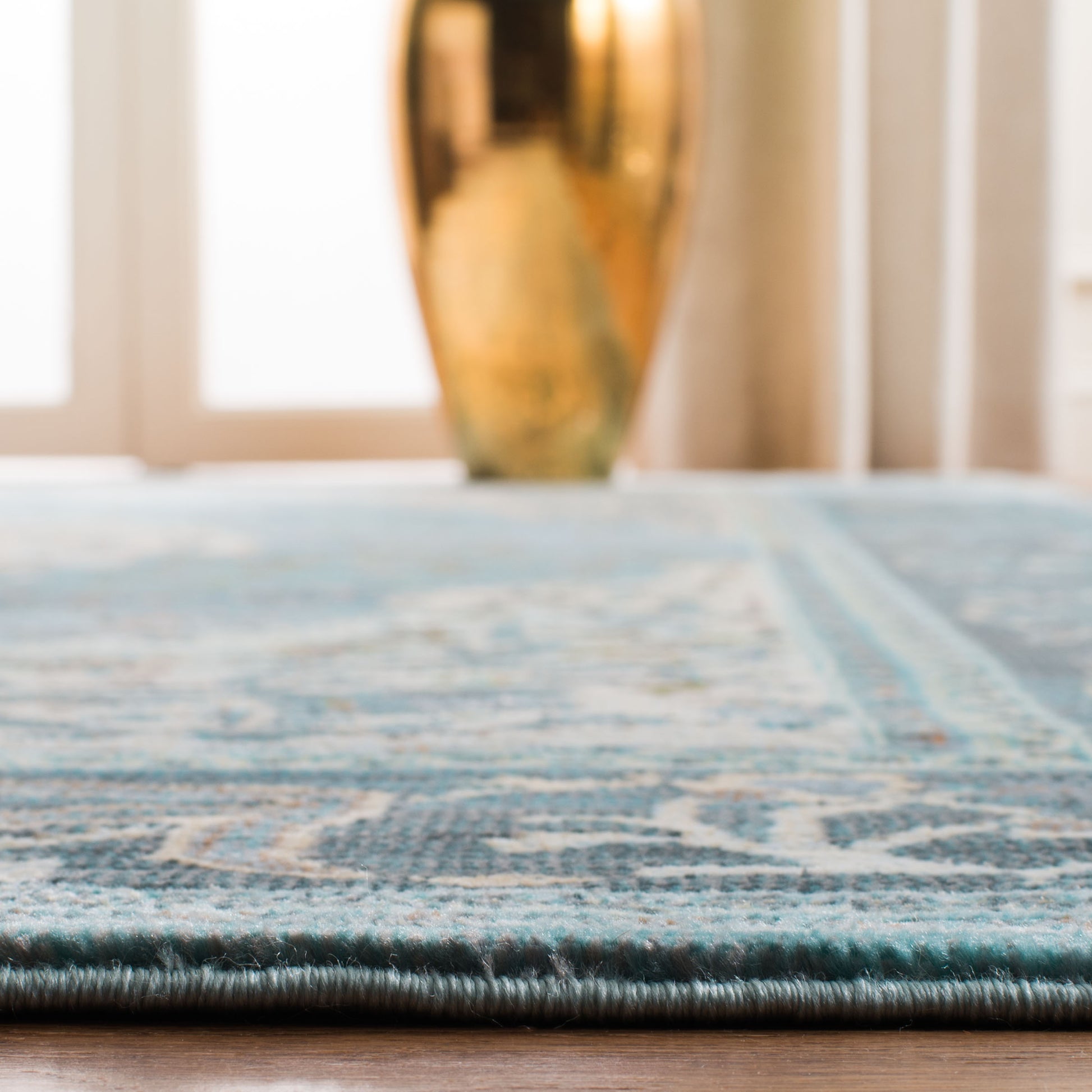 Safavieh Luxor Lux342K Turquoise/Beige Area Rug