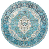 Safavieh Luxor Lux342K Turquoise/Beige Area Rug