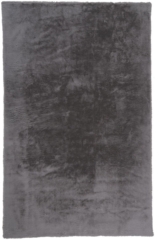 Feizy Luxe Velour 4506F Gray Area Rug