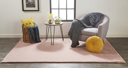 Feizy Luxe Velour 4506F Pink Area Rug