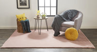 Feizy Luxe Velour 4506F Pink Area Rug