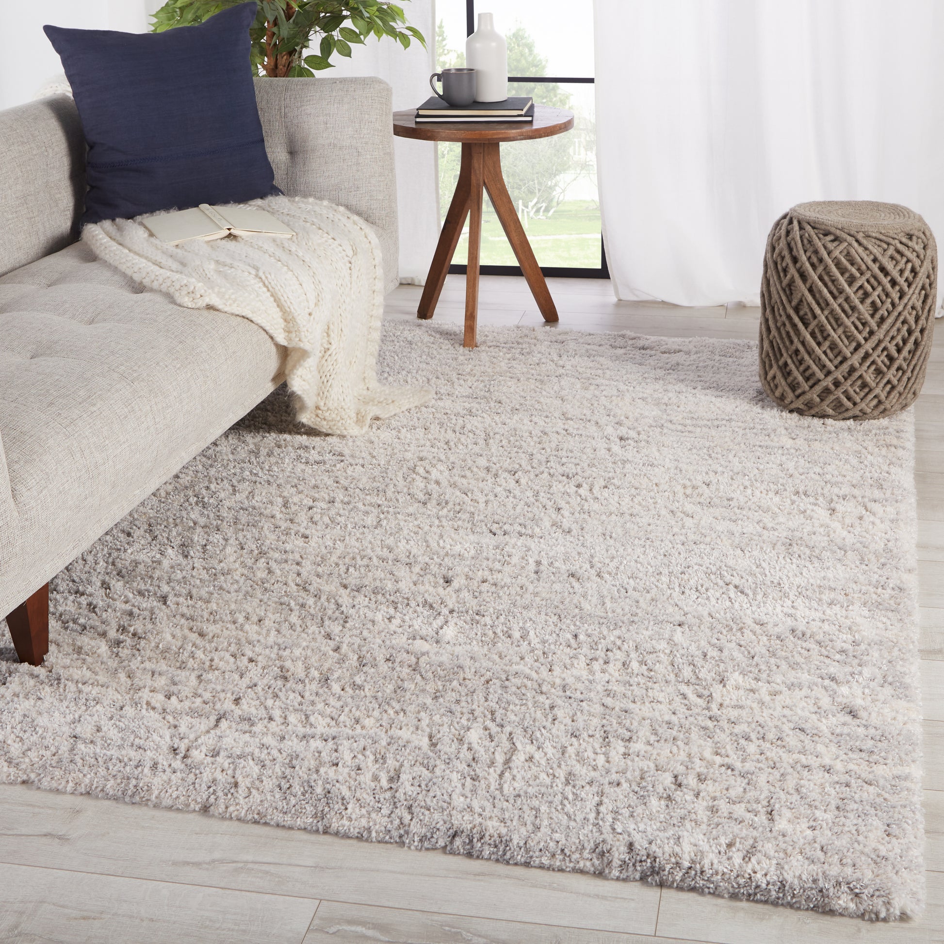 Jaipur Lyra Staves Lyr05 Light Gray/Cream Area Rug