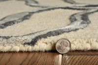 KAS Libby Langdon Upton 4300 Streamer Silver Area Rug