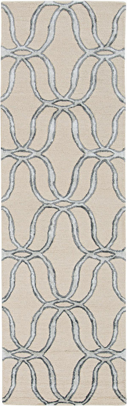 KAS Libby Langdon Upton 4300 Streamer Silver Area Rug