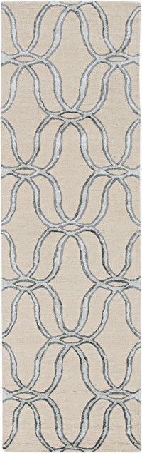 KAS Libby Langdon Upton 4300 Streamer Silver Area Rug