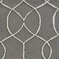 KAS Libby Langdon Upton 4303 Groovy Gate Charcoal Area Rug