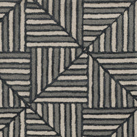 KAS Libby Langdon Upton 4304 Diagonal Tile Navy/Charcoal Area Rug