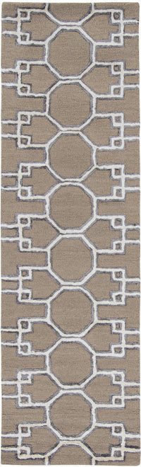 KAS Libby Langdon Upton 4305 Asian Trellis Mocha Area Rug