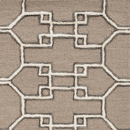 KAS Libby Langdon Upton 4305 Asian Trellis Mocha Area Rug