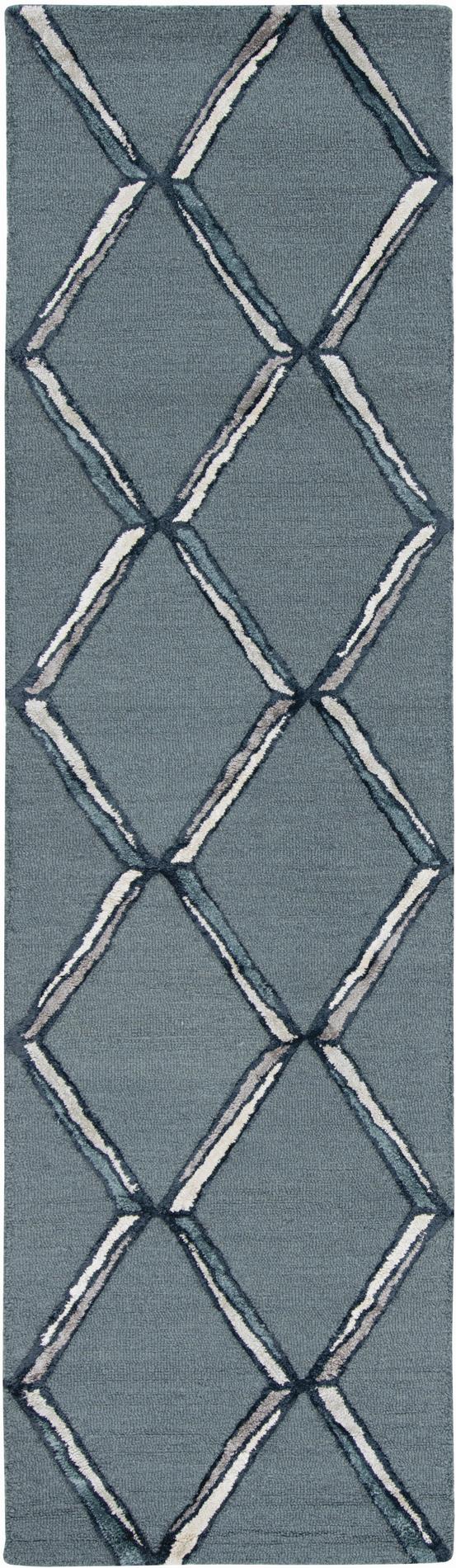 KAS Libby Langdon Upton 4308 Mod Scape Charcoal/Silver Area Rug