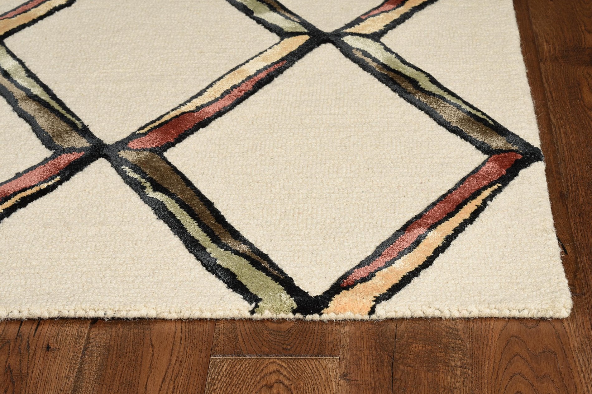 KAS Libby Langdon Upton 4309 Mod Scape Cream/Gold Area Rug