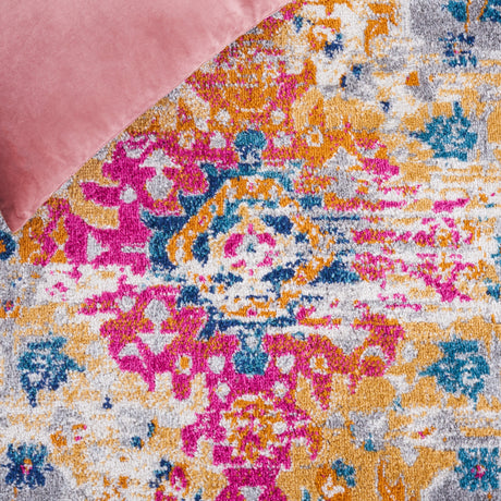 Safavieh Madison Mad154F Grey/Fuchsia Rug.
