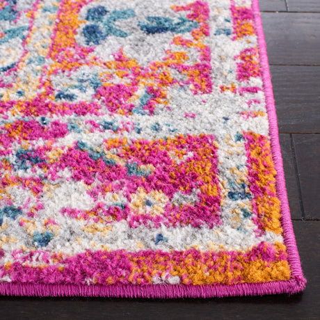 Safavieh Madison Mad154R Fuchsia/Gold Rug.