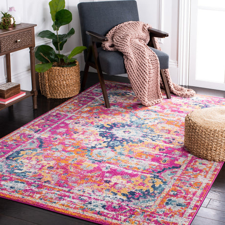 Safavieh Madison Mad154R Fuchsia/Gold Rug.