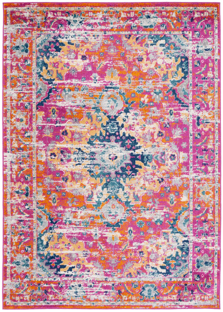 Safavieh Madison Mad154R Fuchsia/Gold Rug.